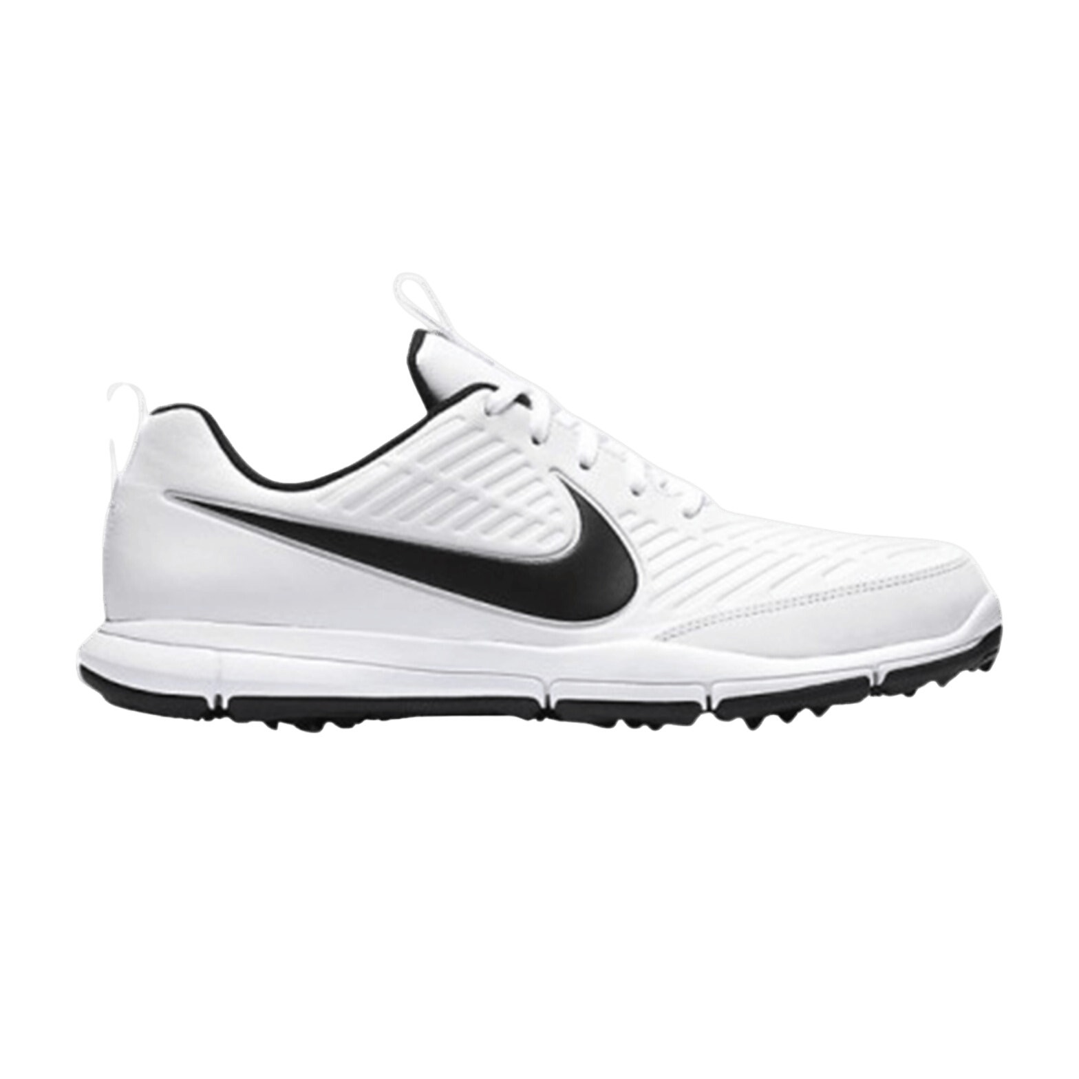 Nike Golf Mens Explorer 2 White Black Size 85 Sneakers 849957100 Preowned